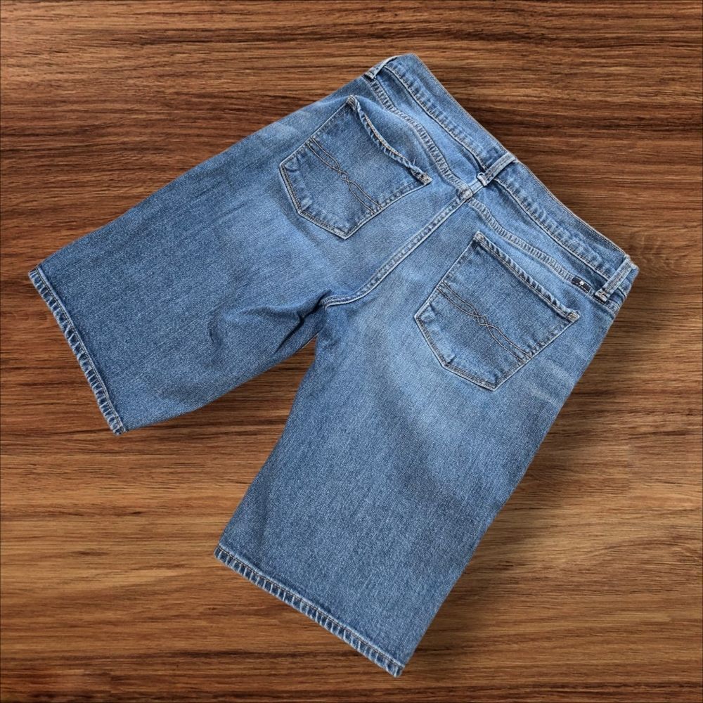 Lucky Brand The Bermuda Blue Denim Long Shorts - Picture 3 of 7